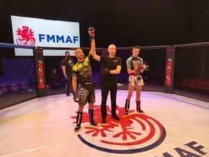 Dimanche, j’ai gagné en demi-finale de la MMA league de Lille