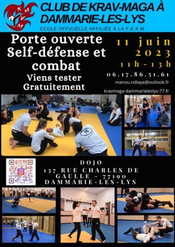 Toute l’équipe du club de Krav-maga et de combat à Dammarie-les-Lys a le plaisir de vous inviter à son évènement porte ouverte