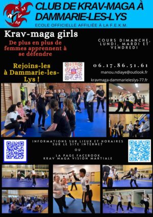 Notre club de Krav-maga et de combat à Dammarie-les-Lys compte 36% de femmes